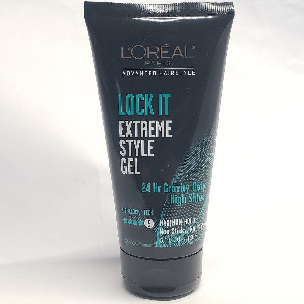 L'Oreal Paris Lock It Extreme Style Hair Gel Maximum Hold & High Shine 5.1 oz